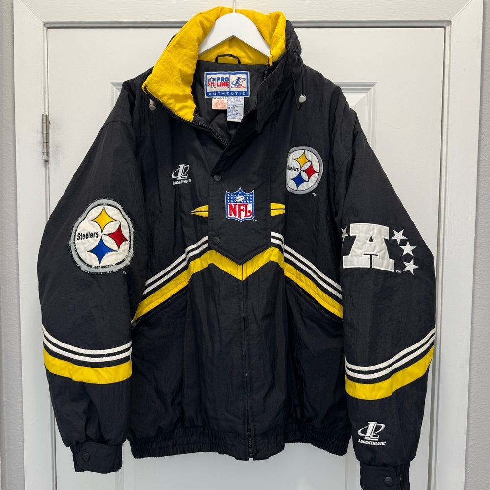 Vintage NFL Pro Line Athletic Pittsburgh Steelers Jacket